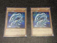 青眼の白龍 ブルーアイズ シークレット 15AX-JPY07 2枚セット - メルカリ
