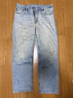 Levi's light blue straight-leg denim jeans