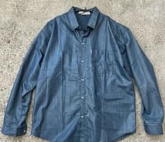 【最高峰】マリアサンタンジェロ リネンシャツ XXL 濃紺 イタリア製のサムネイル
