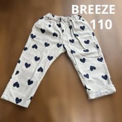 ハート柄ロングパンツ ベージュ/ネイビー　ブリーズ　BREEZEのサムネイル