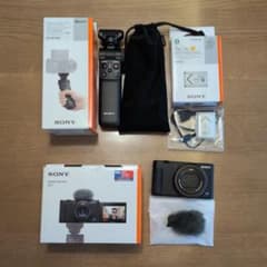 Sony VLOGCAM ZV-1G 本体＋GP-VPT2BT アクセサリー付き Sony VLOGCAM ZV-1G 本体＋GP-VPT2BT アクセサリー付き - メルカリ