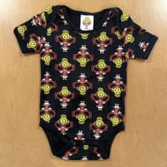 ヒステリックミニ ヒスミニ HYSTERIC MINI ロンパース ブラック - メルカリ