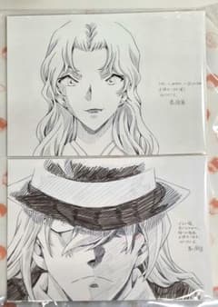 名探偵コナン 黒鉄の魚影 ジン ベルモット 卓上複製原画 - メルカリ