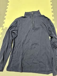 BANANA REPUBLIC 하프 Zip 컷소우 M 네이비