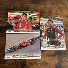 Charles Leclerc F1 カード 3枚セットPADDOCK PASSのサムネイル