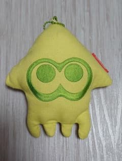 Splatoon 3 Squid Mascot Keychain - Yellow