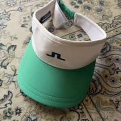 J.LINDEBERG グリーン ホワイト バイザー M
