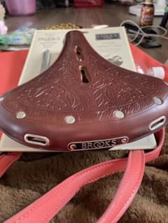 BROOKS B17 レザーサドル 花柄 - メルカリ