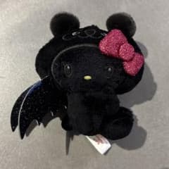 【新品未使用】キティちゃん 黒 デビル キーホルダーのサムネイル
