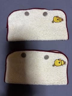 抱っこひも用タオルパッド クリーム色のサムネイル