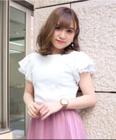 MIIA 今季♡プチハイネックカットソー ホワイト トップス ミーアのサムネイル