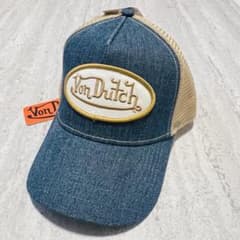 海外限定 von dutch ヴォンダッチ メッシュキャップ デニム - メルカリ