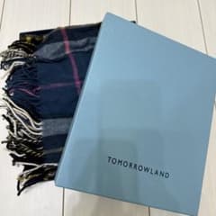 値下げ中！美品 箱付き！TOMORROWLAND 大判マフラーのサムネイル