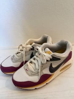 NIKE AIR スニーカー ホワイト パープル イエロー24cmのサムネイル