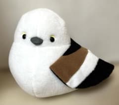 ふわぽわ シマエナガ超BIGぬいぐるみ プライズ クレーンゲーム 鳥 雪の妖精