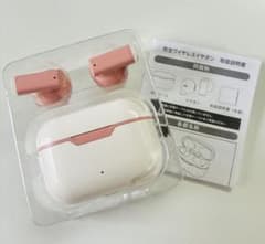 DAISO 完全ワイヤレスイヤホン ピンクのサムネイル