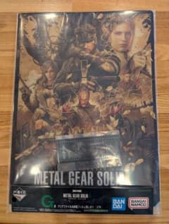 新品 未開封 メタルギアソリッドデルタ クリアファイル 一番くじ しおり付きのサムネイル