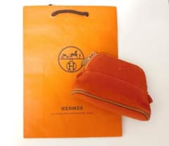 期間限定値下げ】HERMES エルメス ボリードポーチ ミニミニ オレンジ 