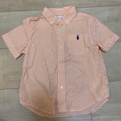 Ralph Lauren 半袖シャツ ストライプ オレンジのサムネイル