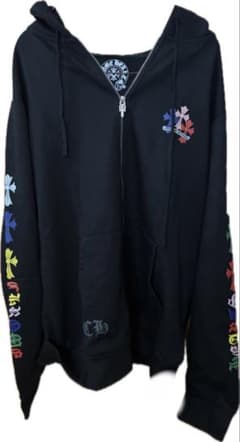 Chrome Hearts カラフルグラフィック パーカー Chrome Hearts カラフルグラフィック ジップパーカー - メルカリ