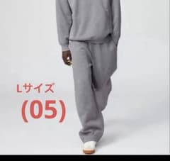 ユニクロC スウェットワイドパンツ グレーのサムネイル
