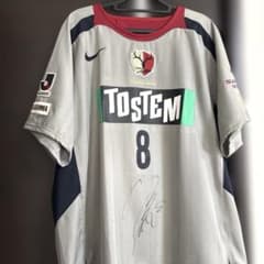 鹿島アントラーズユニフォーム野沢拓也直筆サイン2006-07 NIKE 希少