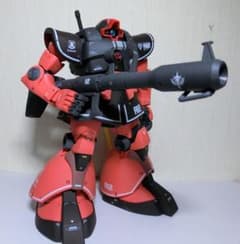MG シャア専用リックドム 完成品（部分塗装） - メルカリ
