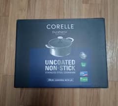 コレール CORELLE 両手鍋 キャセロール20cm ガラスふた付 - メルカリ