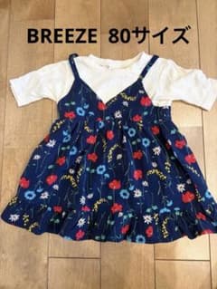 BREEZE ドッキング花柄ワンピース 80のサムネイル