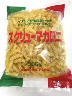 スクリューマカロニ 300gのサムネイル