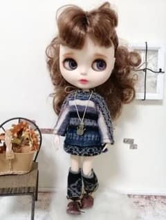 ふわふわワンピset ブライス アウトフィットのサムネイル