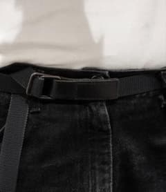 W double nylon belt ovyダブルナイロンベルト ブラック w tokyo nylon belt double ベルト ovy kaja - メルカリ