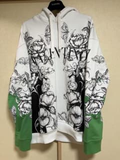VALENTINO Dark Bloomingフロントロゴ プルオーバーパーカーのサムネイル