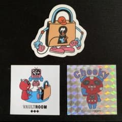 vaultroom✖︎cheeky ステッカー　ボルトルーム　チーキー　3点セットのサムネイル