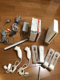 任天堂Wii本体+ソフト6本セットのサムネイル