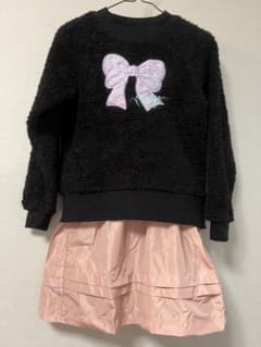 motherways 長袖 140cm& poudoudou 新品未使用スカートのサムネイル