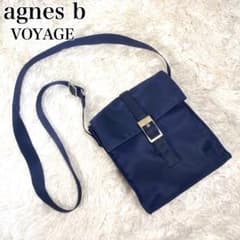 agnes b. VOYAGE ショルダーバッグ ネイビー ナイロン - メルカリ