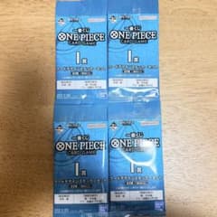 ONE PIECE 카드 디자인 스티커 세트 4 장 이치 반 복권