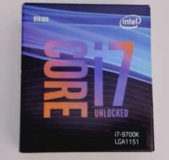 新品 Intel Core i7-9700K CPU 本体　未使用のサムネイル