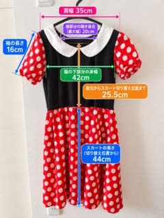 Minnie Mouse-style Disney dress