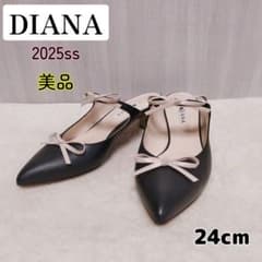 [미품] DIANA 25ss 더블 리본 투 클로즈 뮤르 포인티드