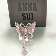 ANNA SUI アナスイ　ブローチ　薔薇　バラ　ピンク　ビジュー 5905#0519 ANNA SUI 蝶のピンブローチ(ピンク色) 0508 - メルカリ