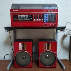 SHARP GS-8 ステレオレシーバー 赤 m24378734726_1.jpg?1731403995