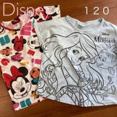 disney　Tシャツ　2枚セット　120　女の子のサムネイル