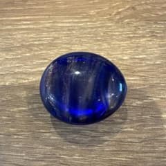 ベネチアンガラス　帯留　ネイビーブルーのサムネイル