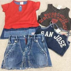 denim&dungaree  90cm〜100cm セットのサムネイル