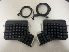 ErgoDox EZ V2 エルゴドックス 茶軸 分離型 黒のサムネイル
