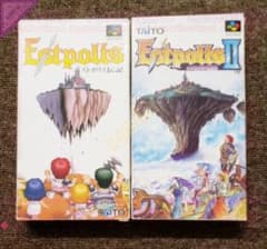 ●SFCソフト エストポリス伝記 ＋ エストポリス伝記2 各箱説あり タイトー