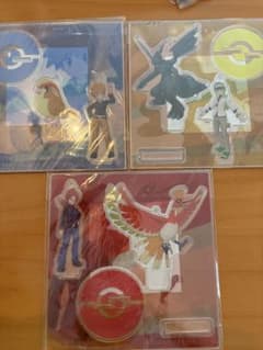 【最安値・新品未使用】ポケモンマスターズEX アクリルスタンド 3点セット