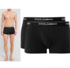 正規品】DOLCE & GABBANA ロゴ ボクサーパンツ 2枚組 3 - メルカリ